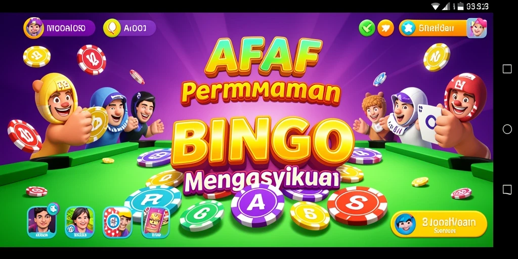 Screenshot gameplay AFAF menampilkan keseruan permainan Bingo.