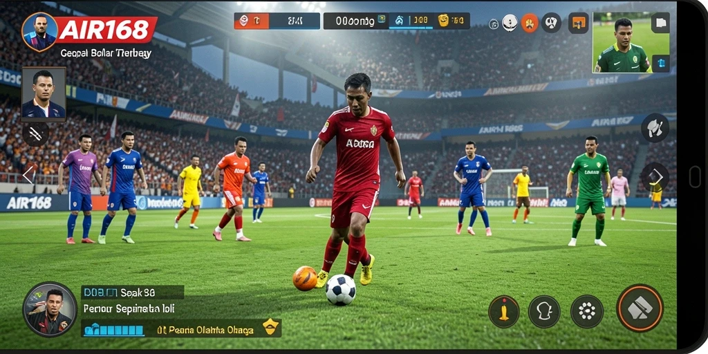 Tampilan gameplay menarik dan realistis dalam AIR168.