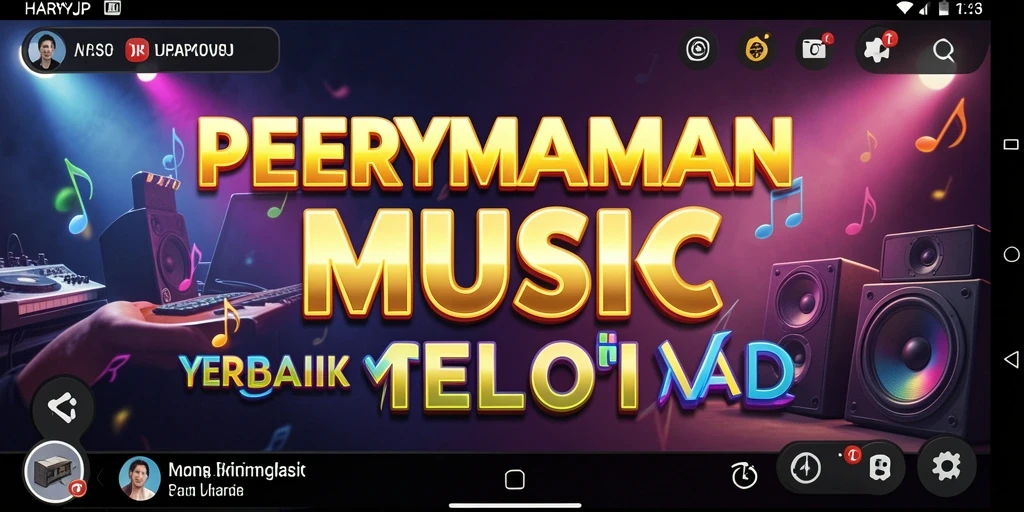 Screenshot HARAPJP menampilkan gameplay seru di aplikasi musik.