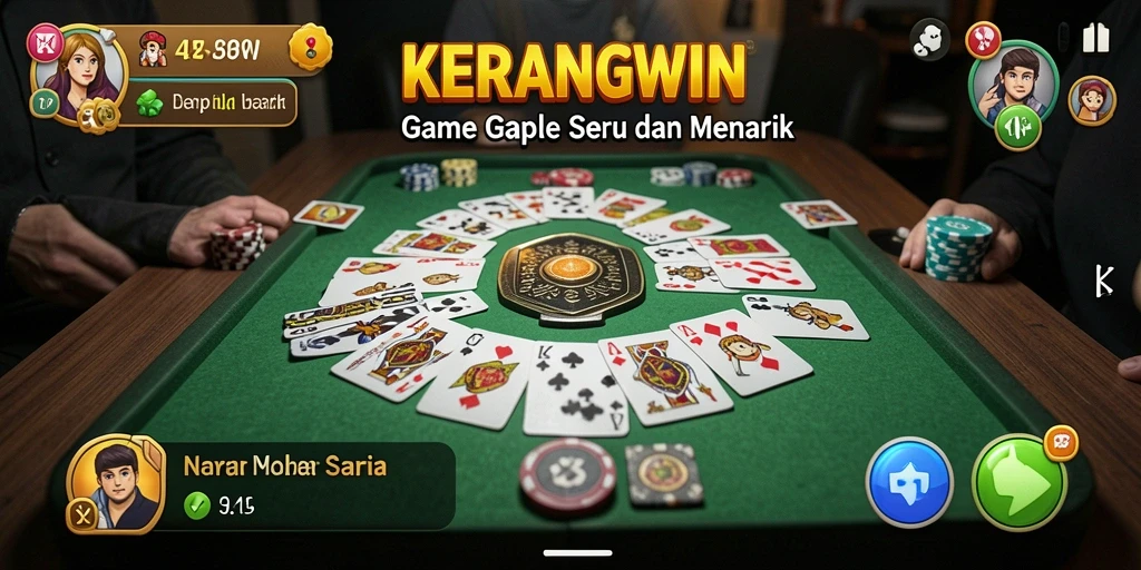 Tampilan menarik dari gameplay seru KERANGWIN yang penuh strategi.