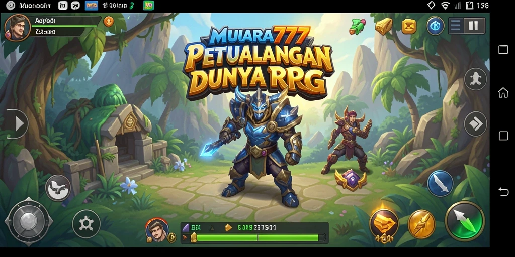 Screenshot gameplay MUARA777 menampilkan petualangan RPG yang seru.