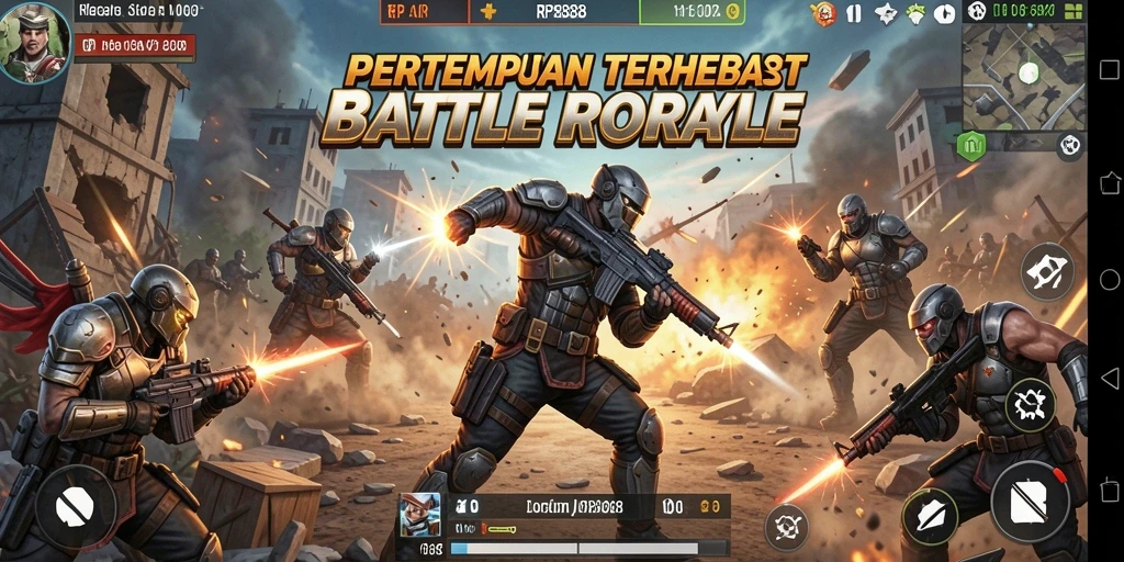 Tampilan gameplay seru dari RP8888 dalam aksinya.