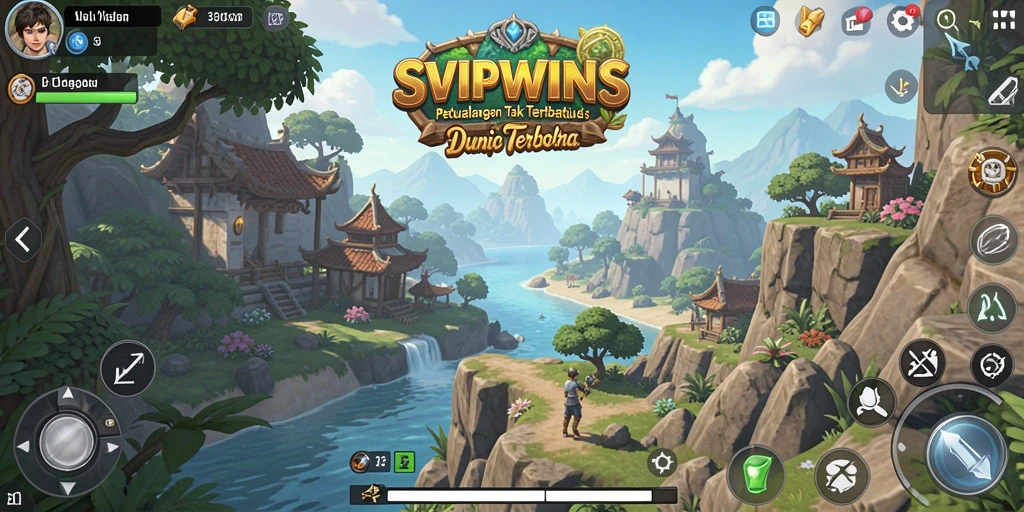 Tangkapan layar menunjukkan gameplay petualangan seru di dunia terbuka.